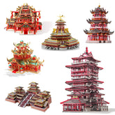 3D Metall-Puzzle - Chinesische Gebäude